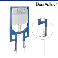 DeerValley Concealed In-Wall Toilet Tank(Fit With DV-1F0069/DV-1F0070),DV-1C0087