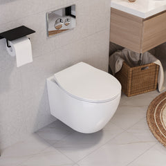 LIBERTY Wall-Hung Elongated Toilet, 1.1/1.6GPF Dual-Flush with Multiple Colors