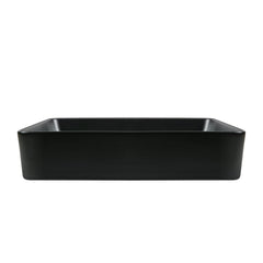 ALLY 15.75" Rectangular Vessel Bathroom Sink, Without Overflow With Multiple Colors