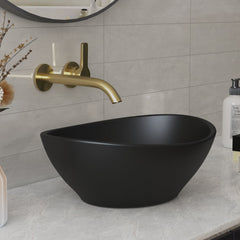 HORIZON Oval Vessel Bathroom Sink, Without Overflow With Multiple Colors