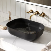 PRISM 20" Rectangular Vessel Bathroom Sink, Without Overflow