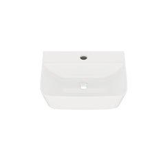 DeerValley DV-EU1WS0433 Wall Mounted Sink – Easy Clean & Durable with Wall/Counter Mount and Faucet Hole