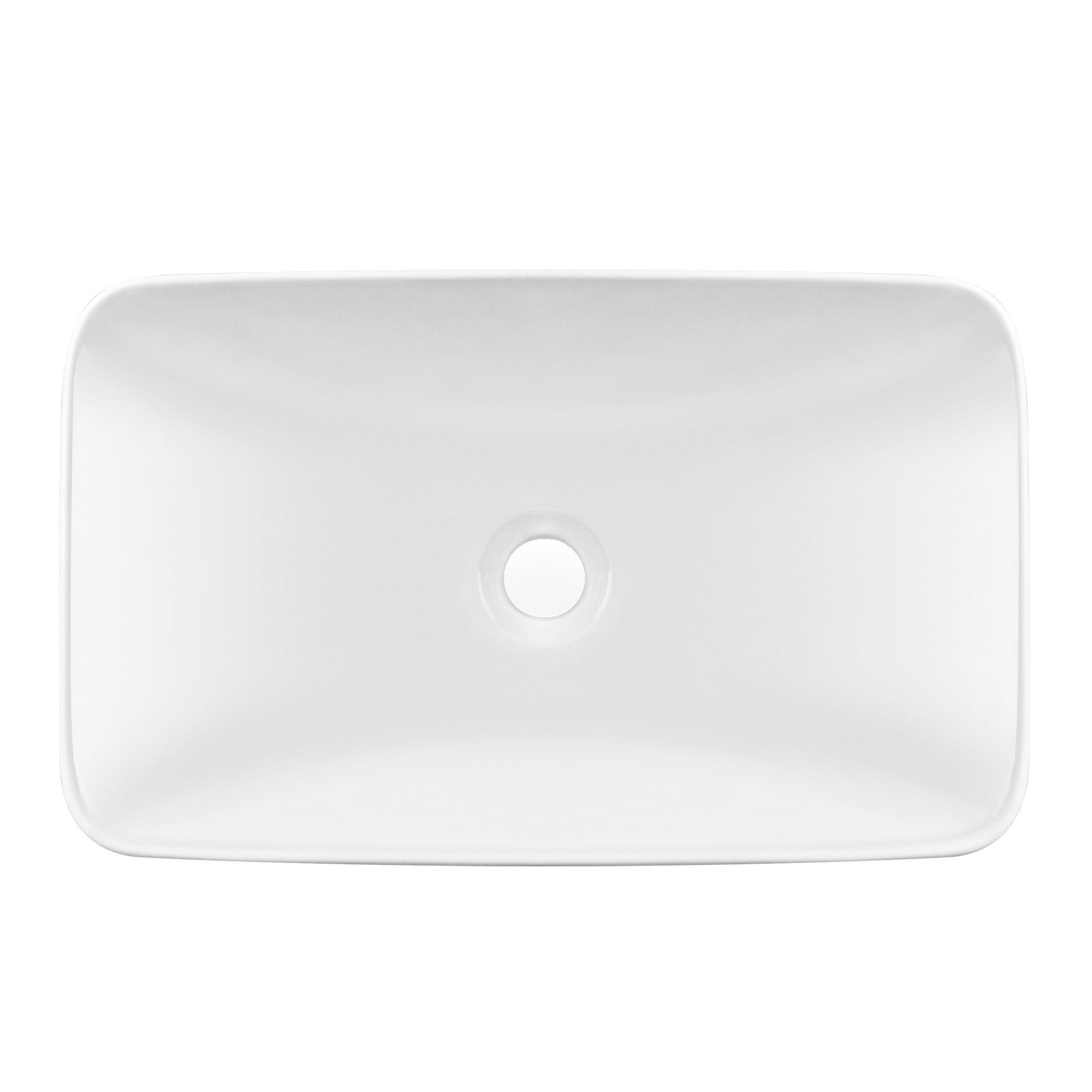 DeerValley DV-1V0047 Vessel Sinks Modern Semi-Recessed Durable Ceramic Easy Clean